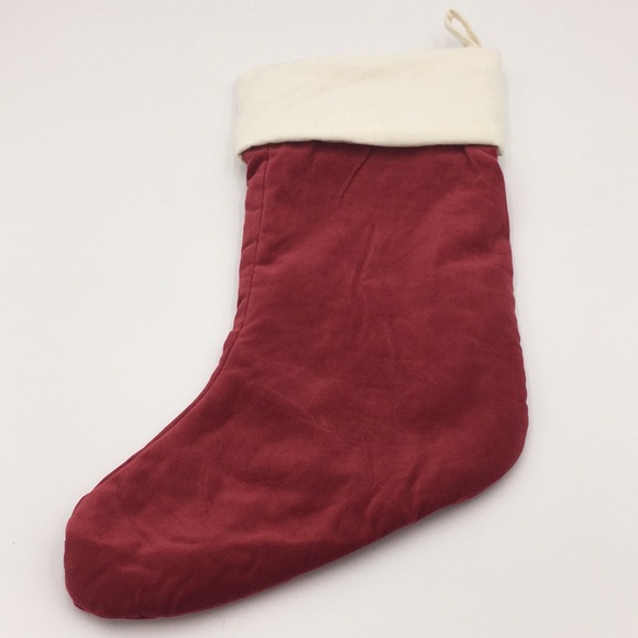 Pottery Barn Velvet Christmas Stocking “Blake” - Picture 3 of 9